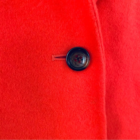 Talbots Double Faced Wool Blend Single Button Closure Blazer In Cayenne Size 6 - Picture 6 of 8